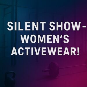 Silent Show - Women’s Activewear. Join Me 🫶🏻